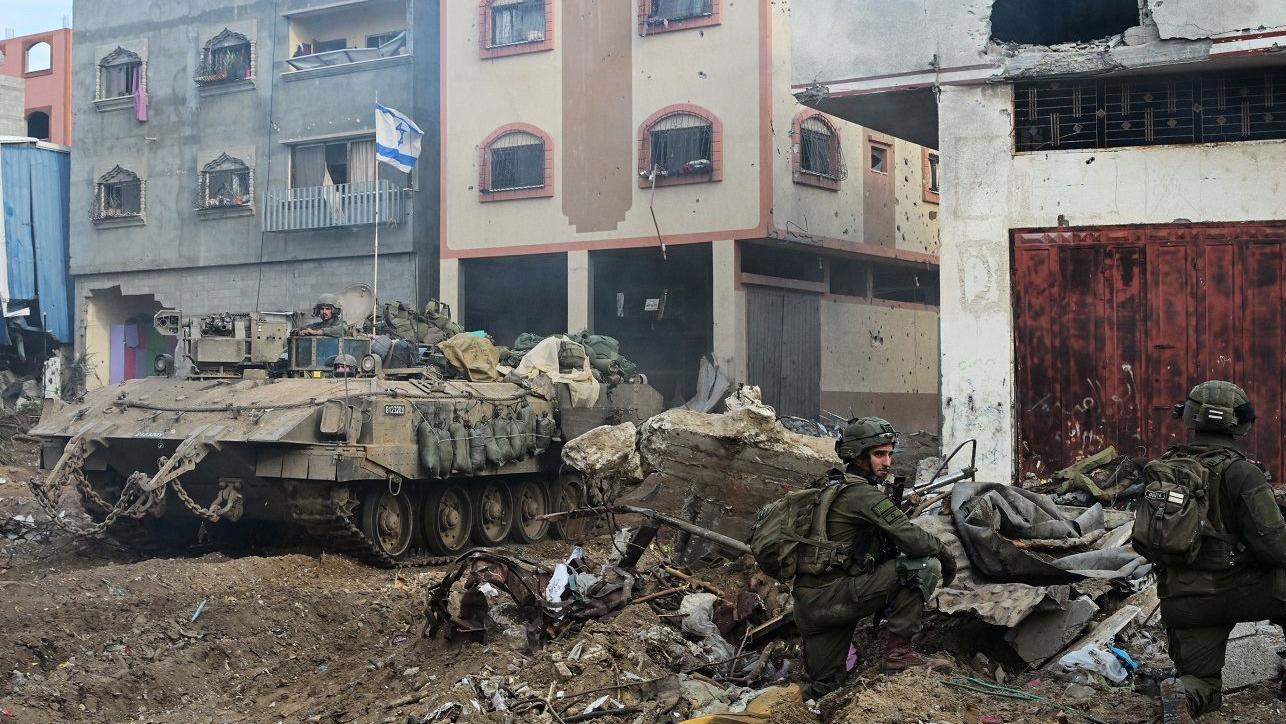 دبابات الجيش الإسرائيلي في قطاع غزة