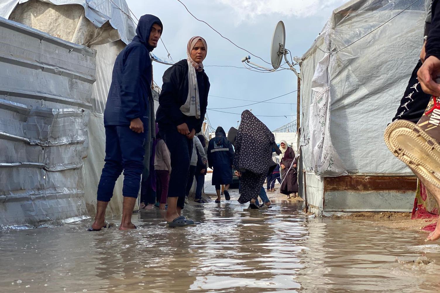 نازحون في قطاع غزة