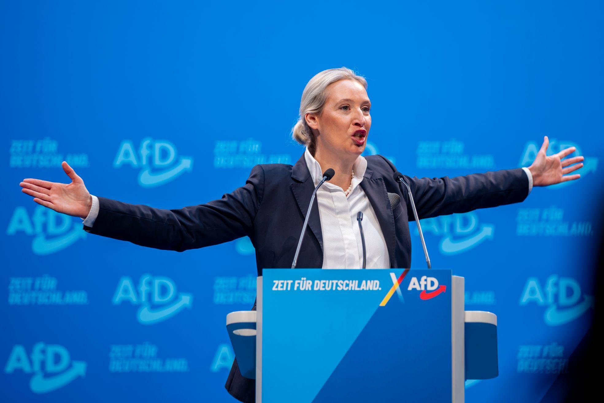 Alice Weidel discursando