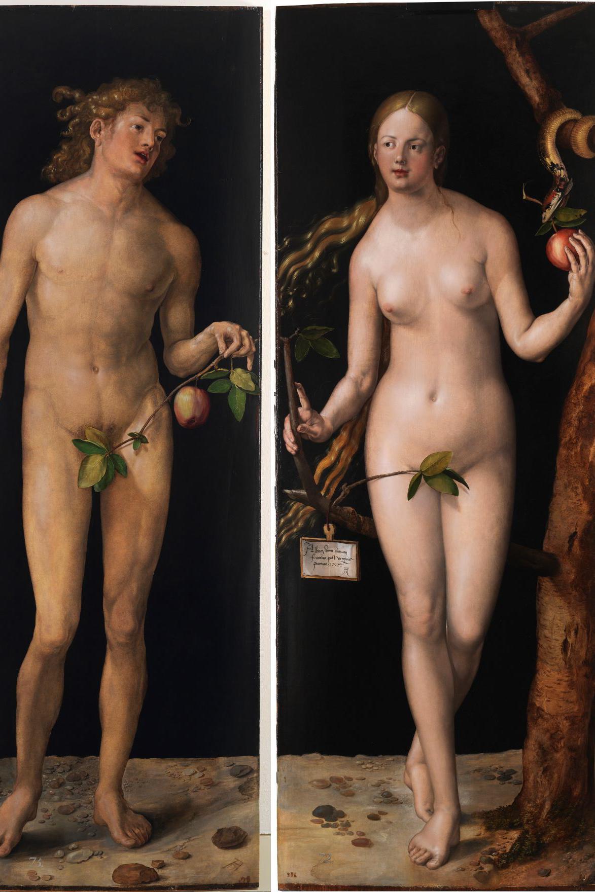  Adão e Eva, obra de 1507, feita por Albrecht Dürer