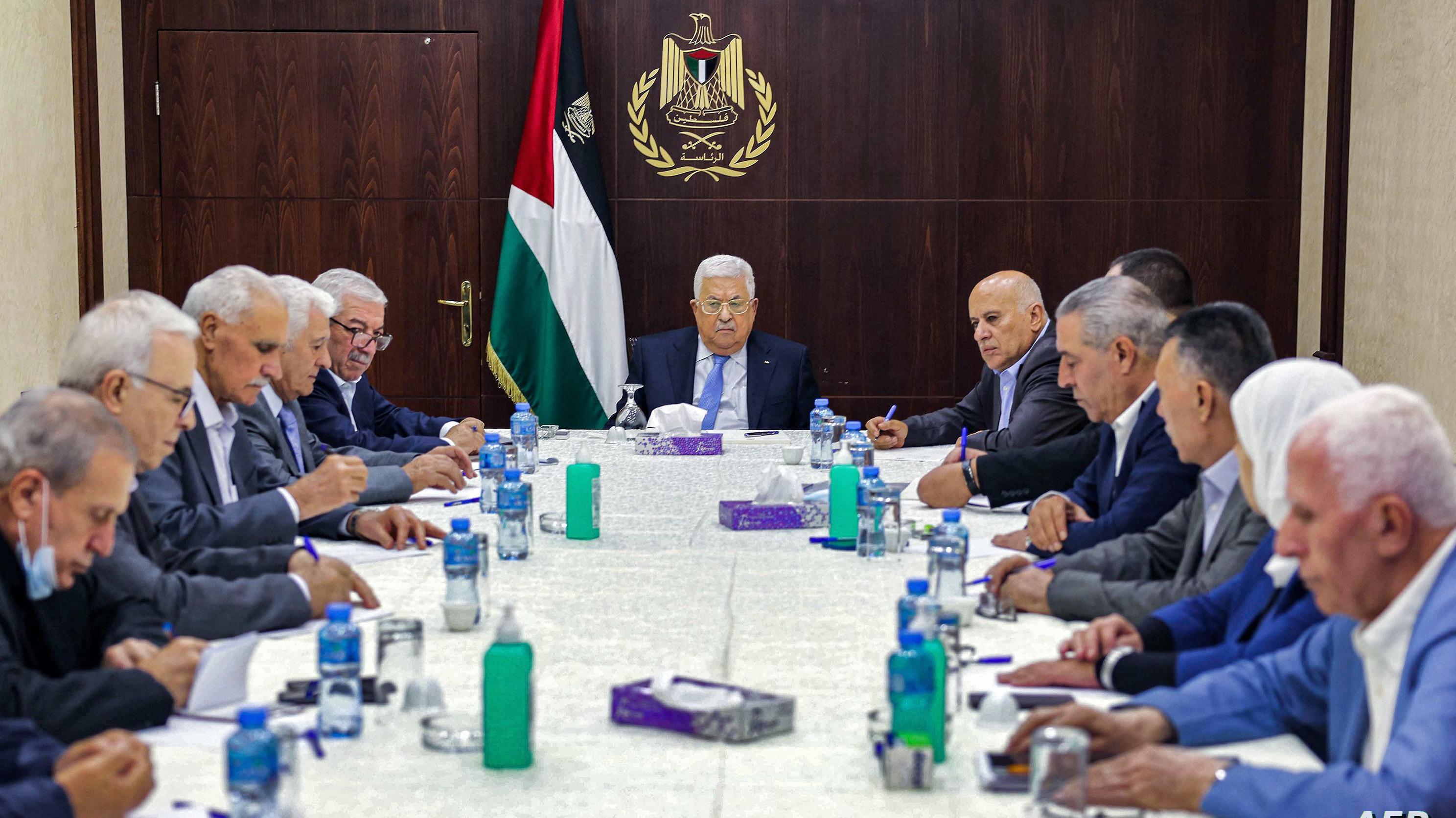 اجتماع الحكومة الفلسطينية برئاسة أبومازن