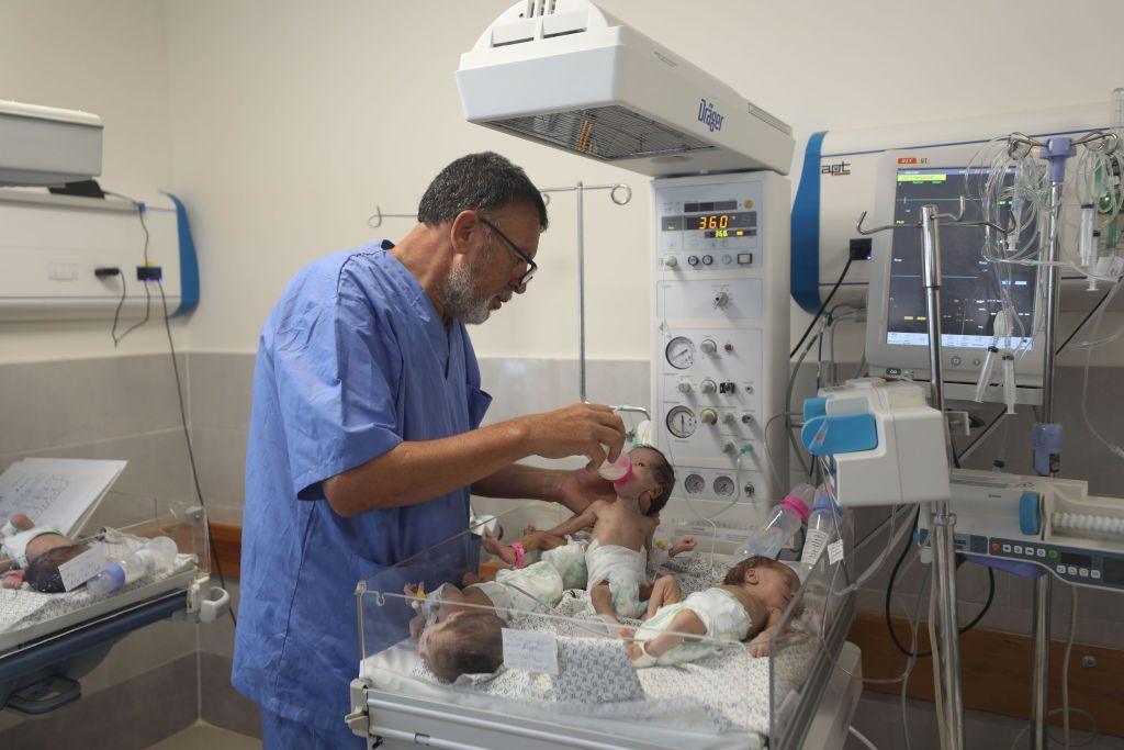 إحدى مستشفيات غزة