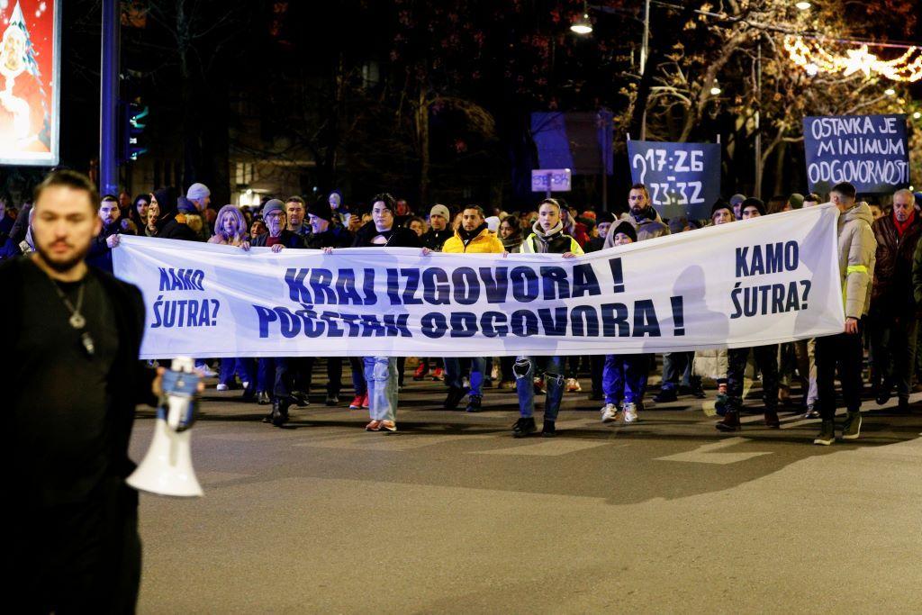 protest crnogorskih studenta na Cetinju