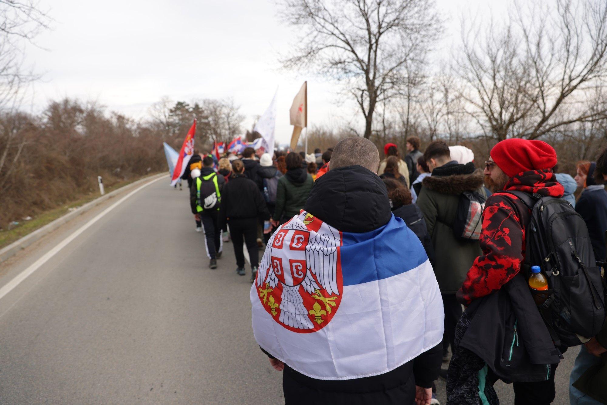 studenti, studentsko pešačenje