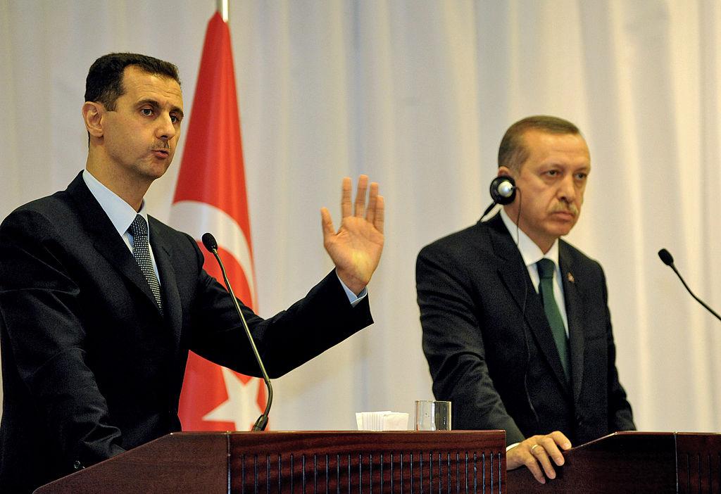 Archive photo: Erdogan with Syrian President Bashar Assad at a press conference held at Ciragan Palace in 2010, when he was prime minister