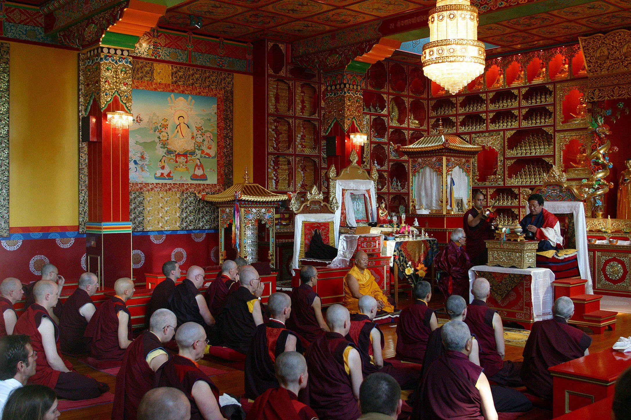 Buddhist ceremony.