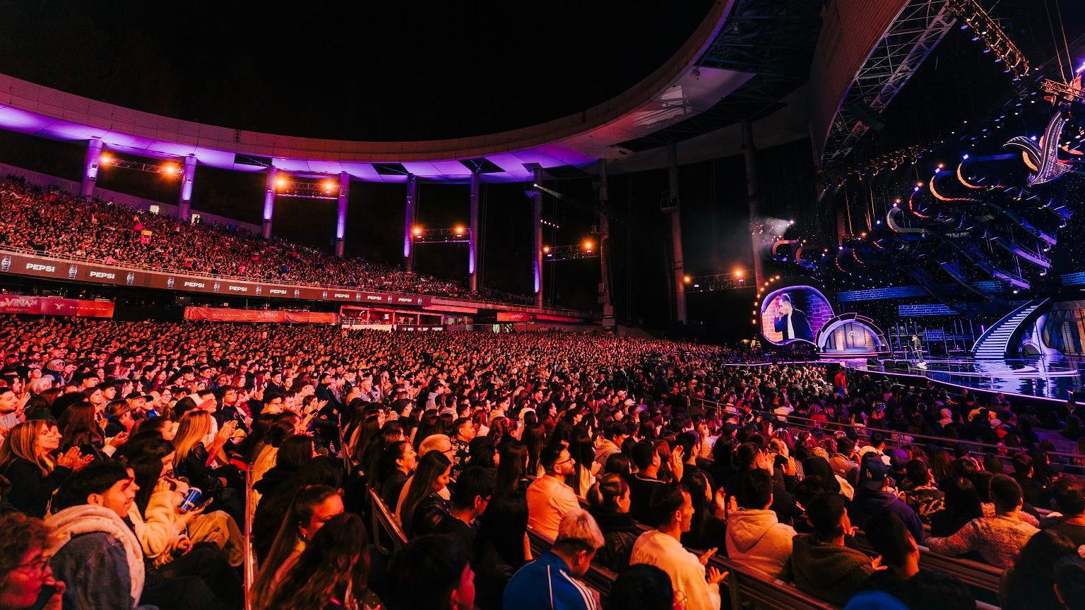 Show de Lucho Miranda en el Festival de Viña.