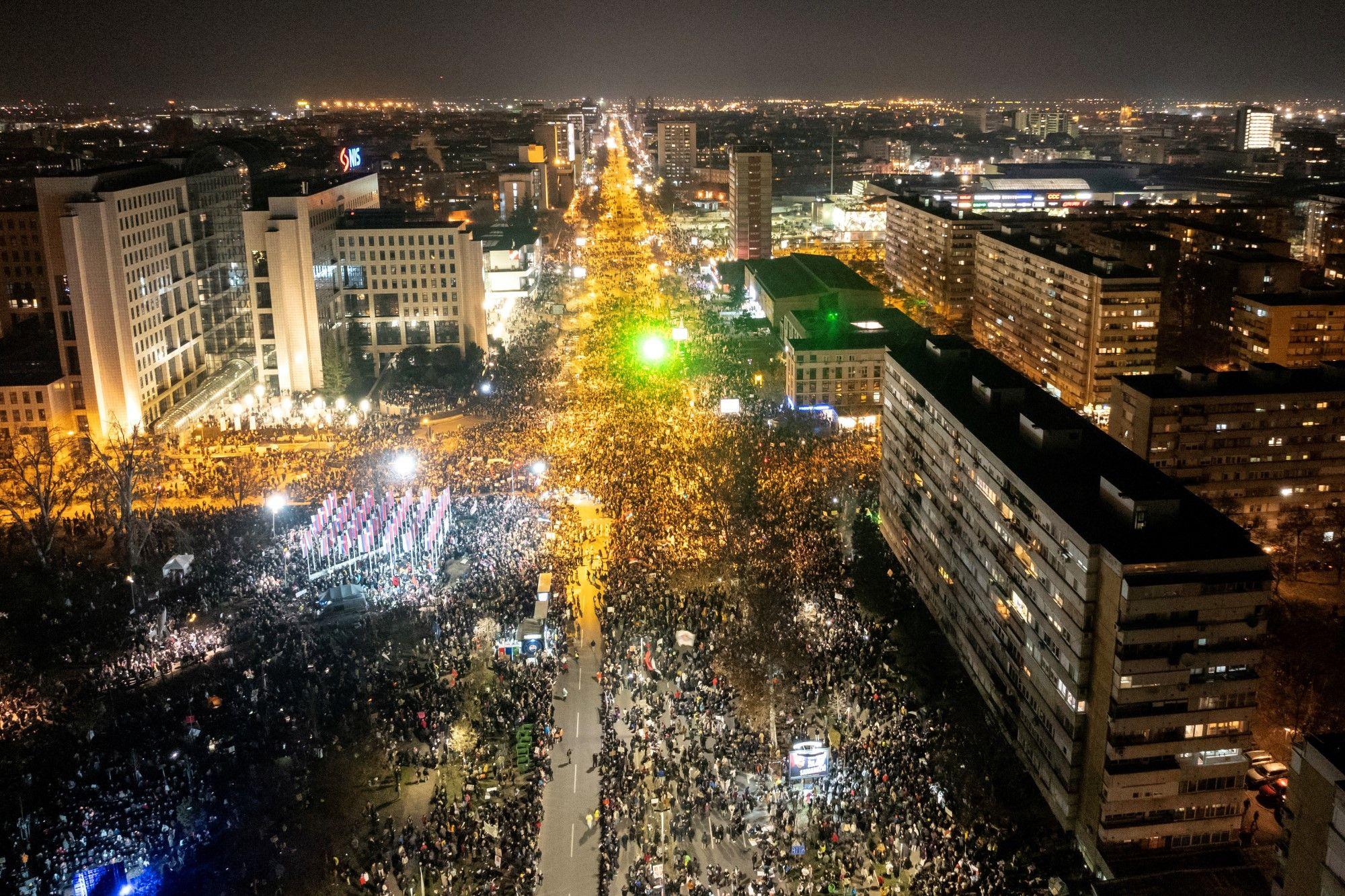 studenti, studentski protest, novi sad, blokada mostova