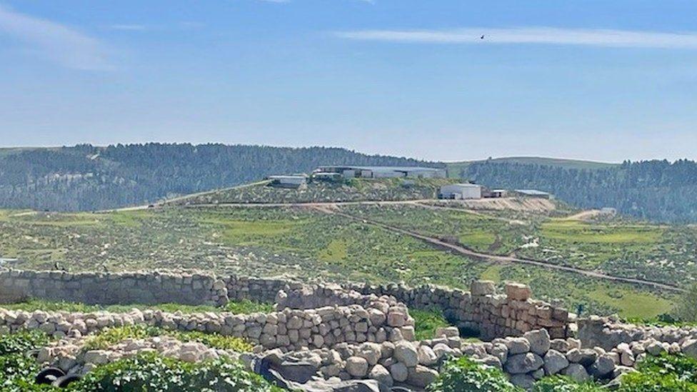 granja del colono israelí Yinon Levy
