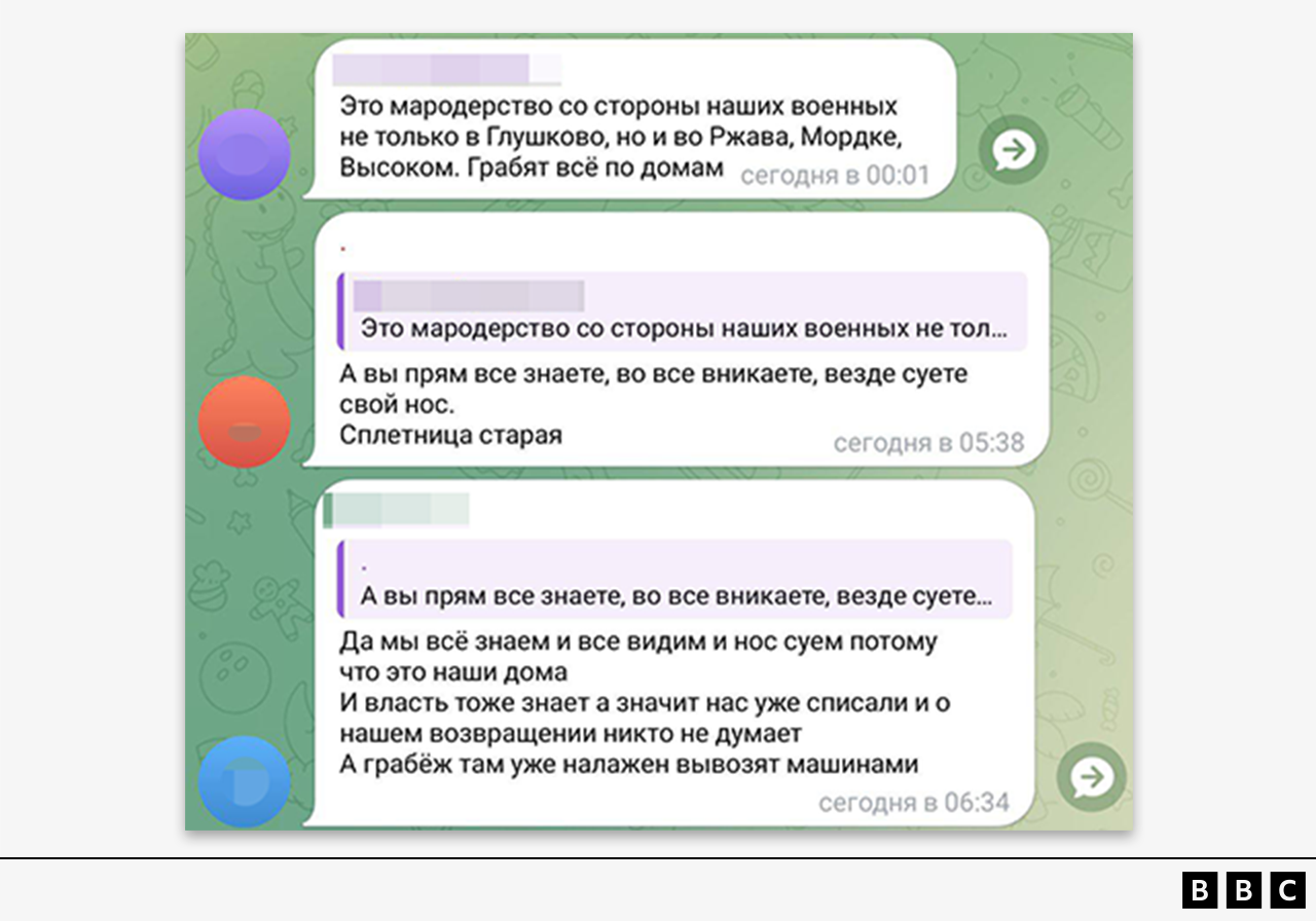 Скарги на мародерство