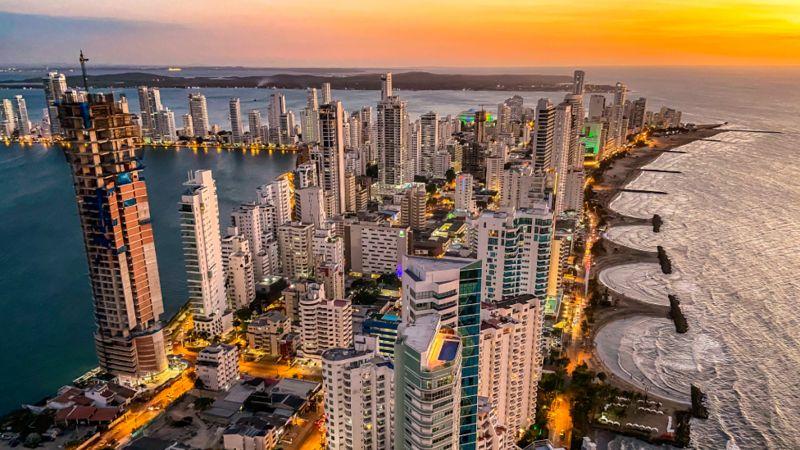 Vista aérea de Cartagena