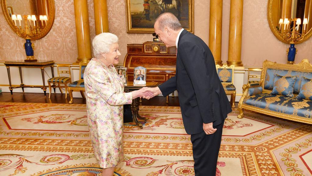 Erdoğan ve Kraliçe II. Elizabeth