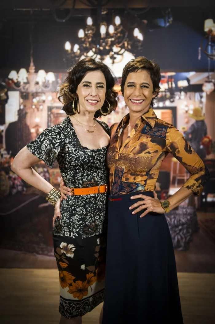 Fátima (Fernanda Torres) e Sueli (Andrea Beltrão) em ‘Tapas & Beijos’ 