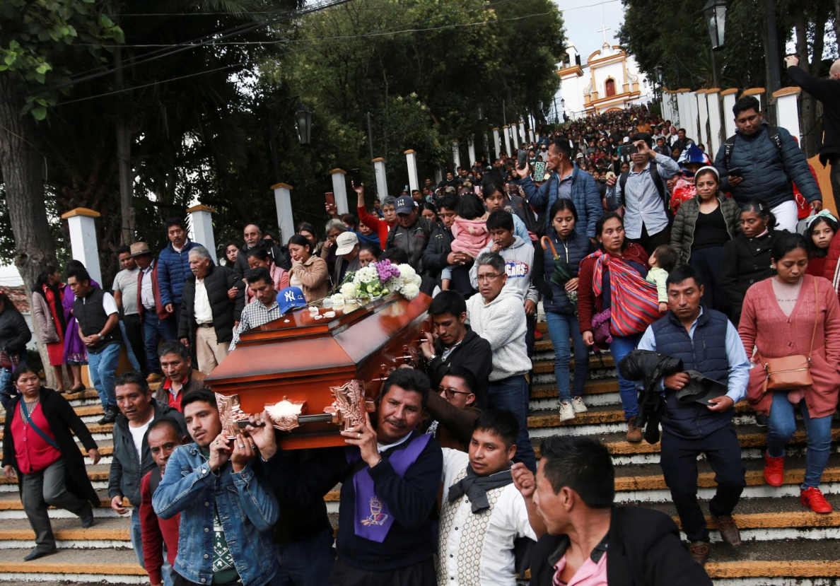 El funeral de Marcelo Pérez en Chiapas