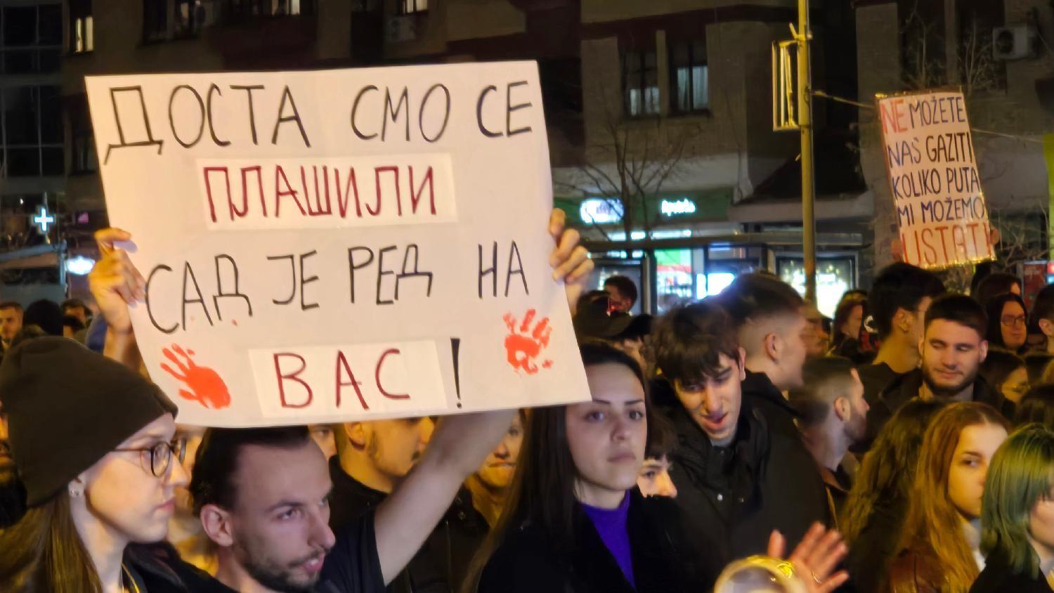 Studenti, studentski protesti, Novi Sad