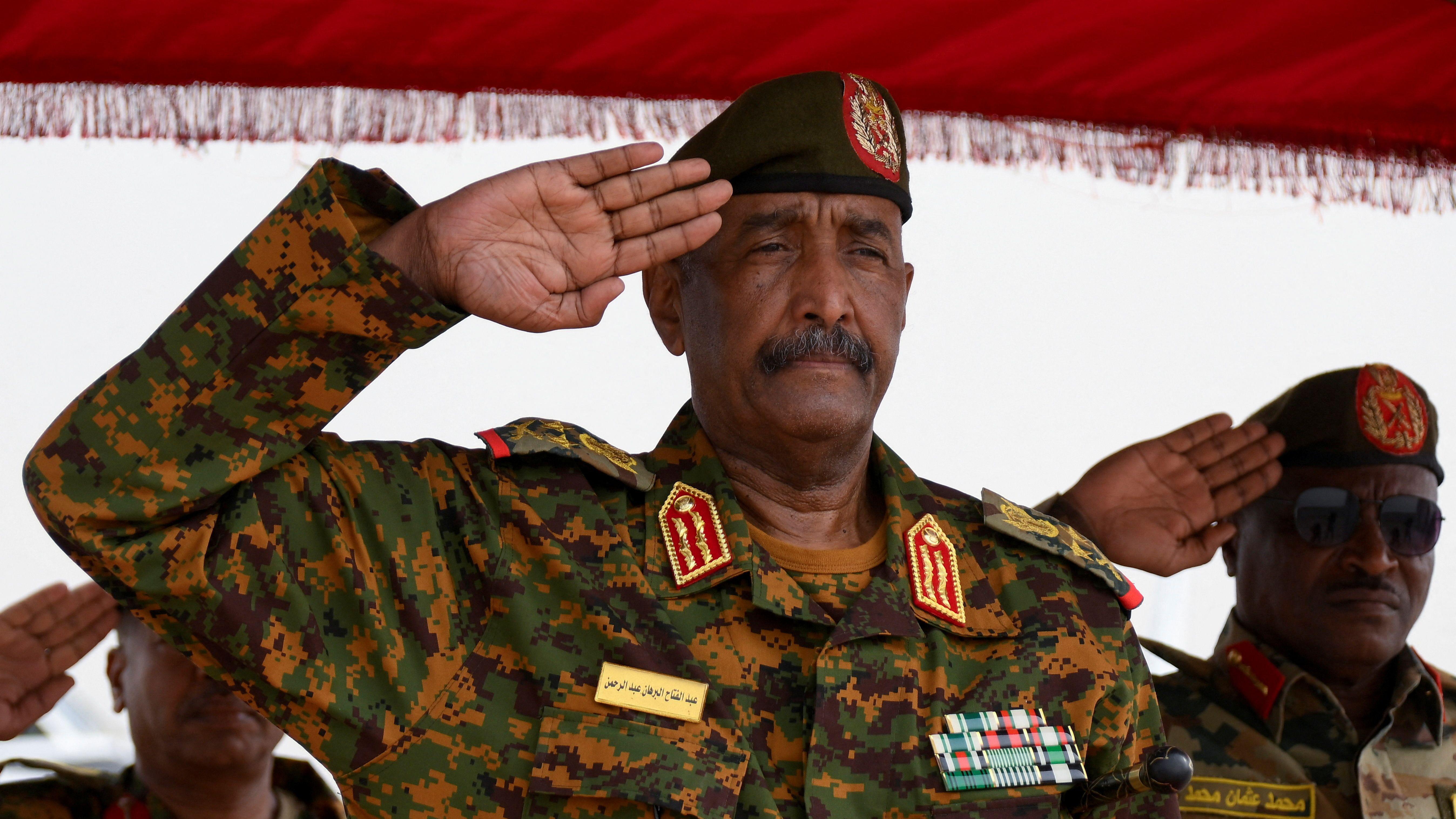 الفريق عبد الفتاح البرهان رئيس مجلس السيادة السوداني