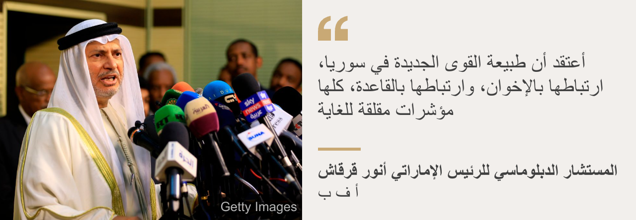 المستشار الدبلوماسي للرئيس الإماراتي أنور قرقاش.