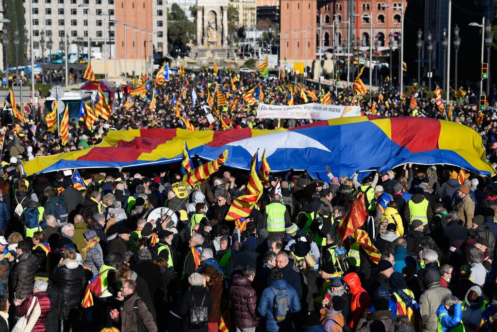 Manifestación independentista Barcelona