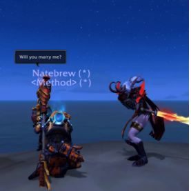 نيت وجيس معا وخلال خطوبتهما الافتراضية 