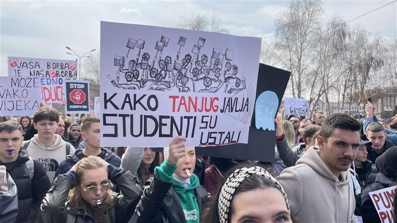 Protest u Novom Pazaru