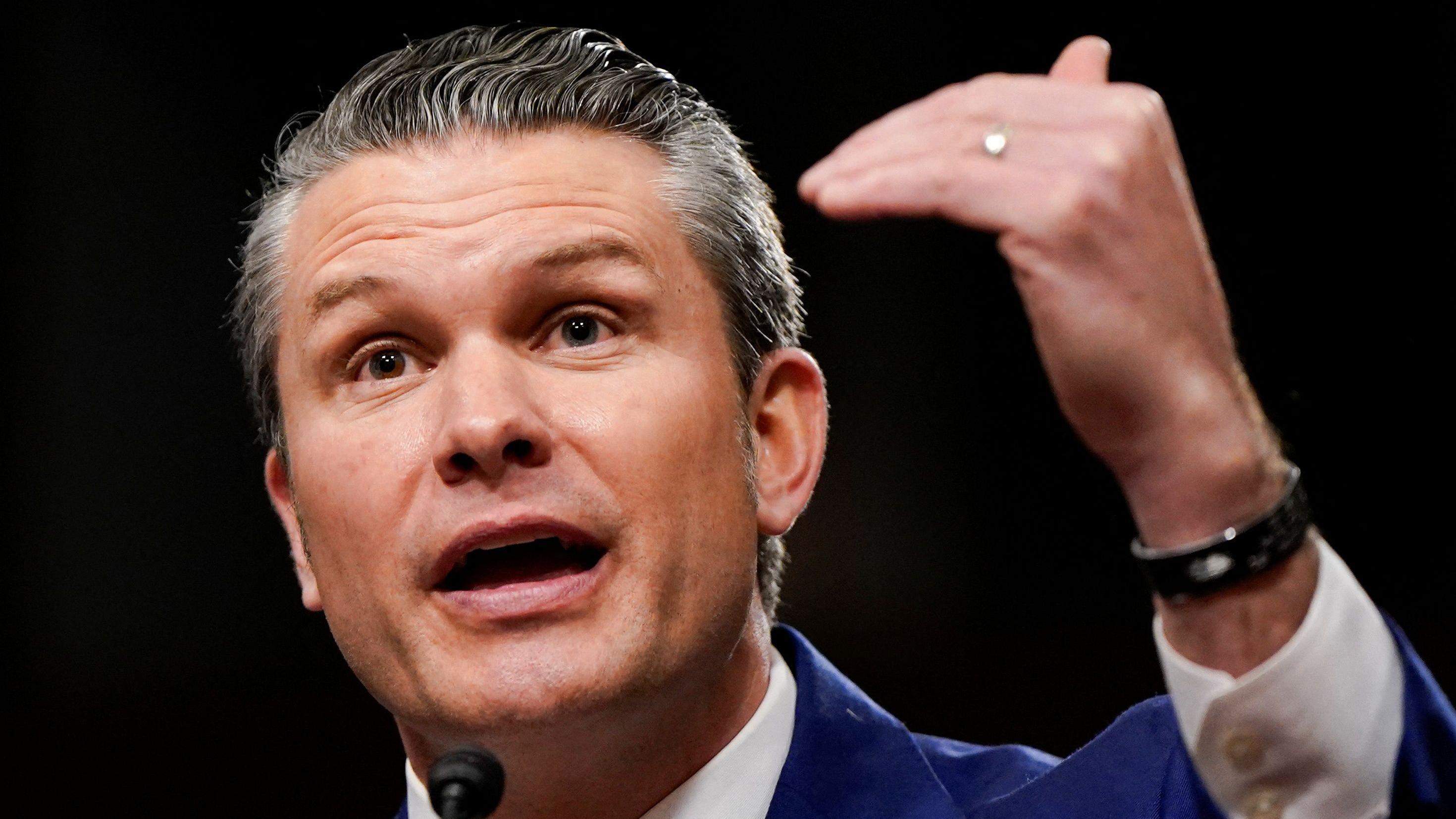 Pete Hegseth perante o comit de confirmao do Senado, 14 de janeiro de 2025