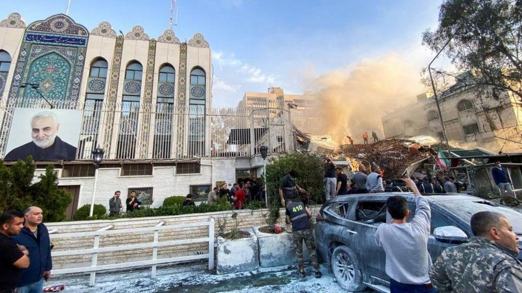 لم تعلن إسرائيل مسؤوليتها عن الهجوم الذي وقع بالقرب من السفارة الإيرانية في دمشق