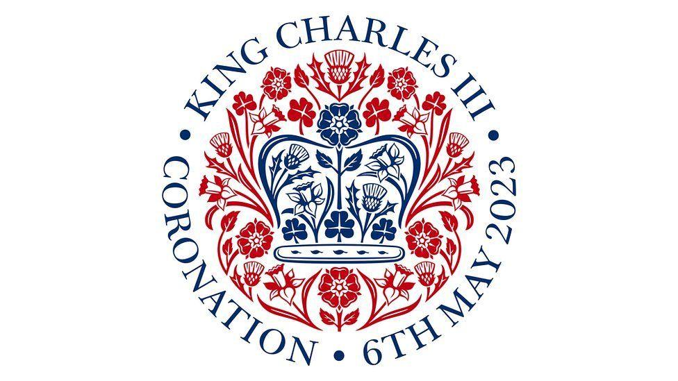 Logomarca oficial da coroação do rei Charles 3