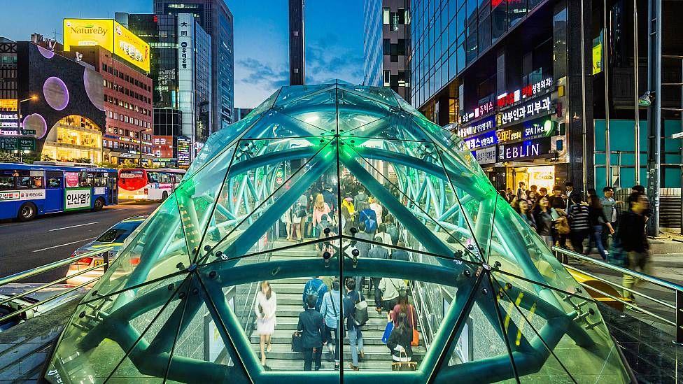 Stasiun metro di Seoul, Korea Selatan