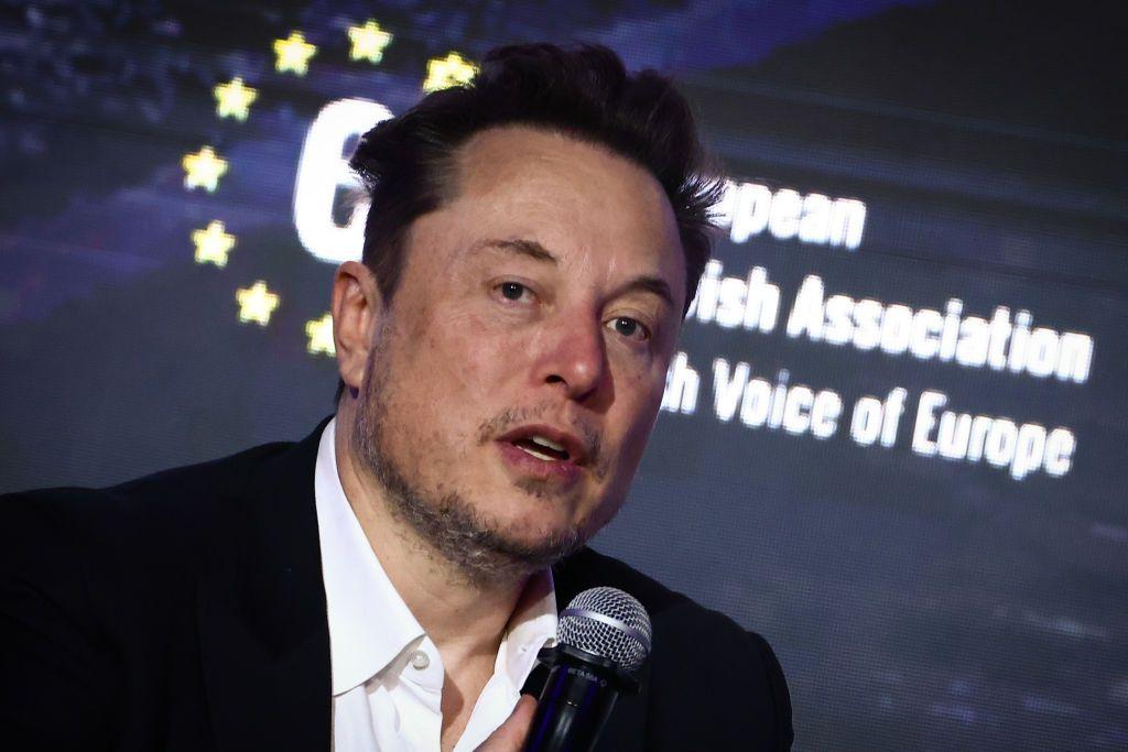 Retrato de Elon Musk