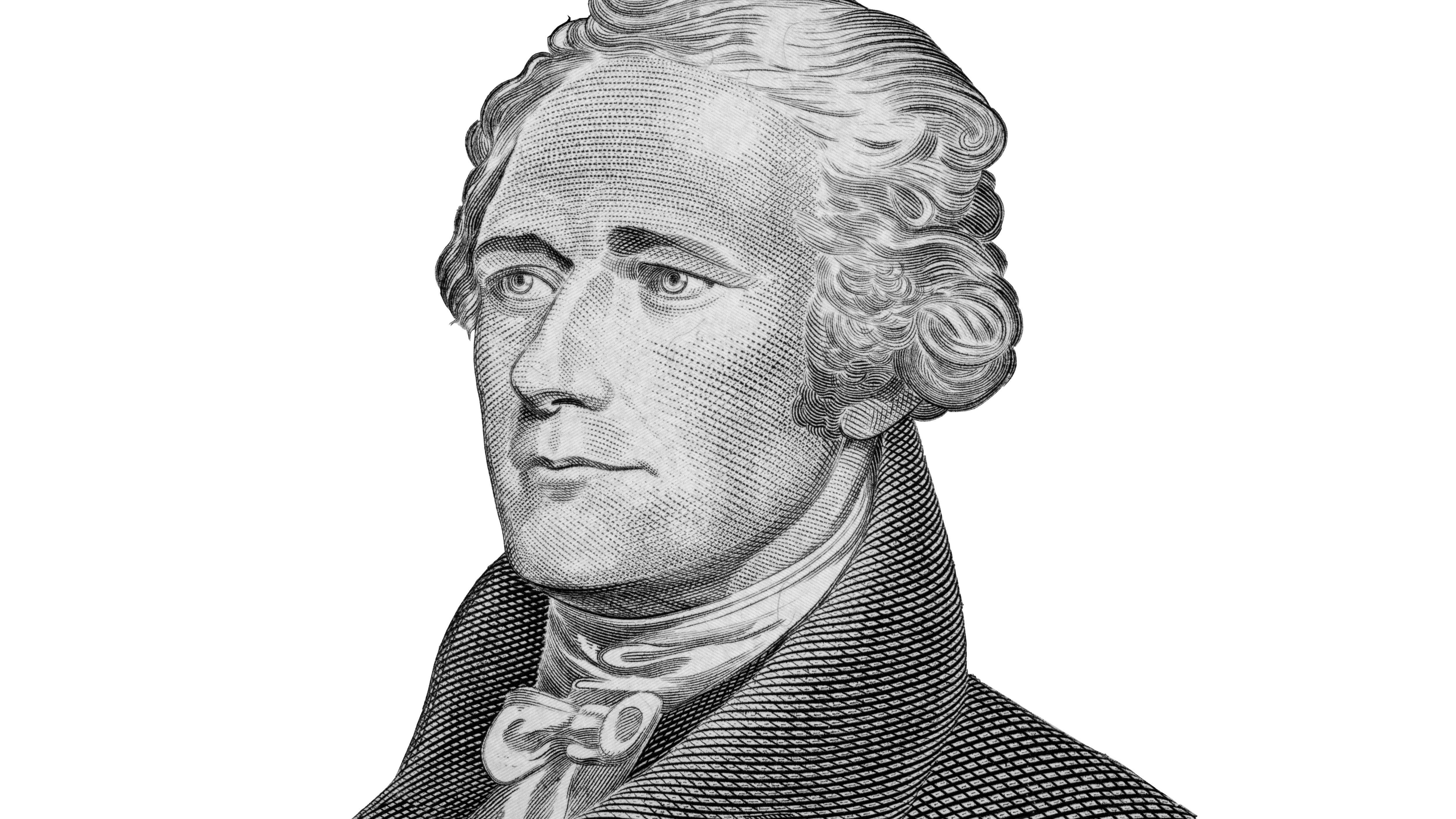 Alexander Hamilton, one of the US Founding Fathers.