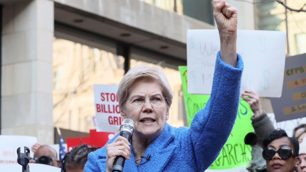 La senadora demócrata Elizabeth Warren.