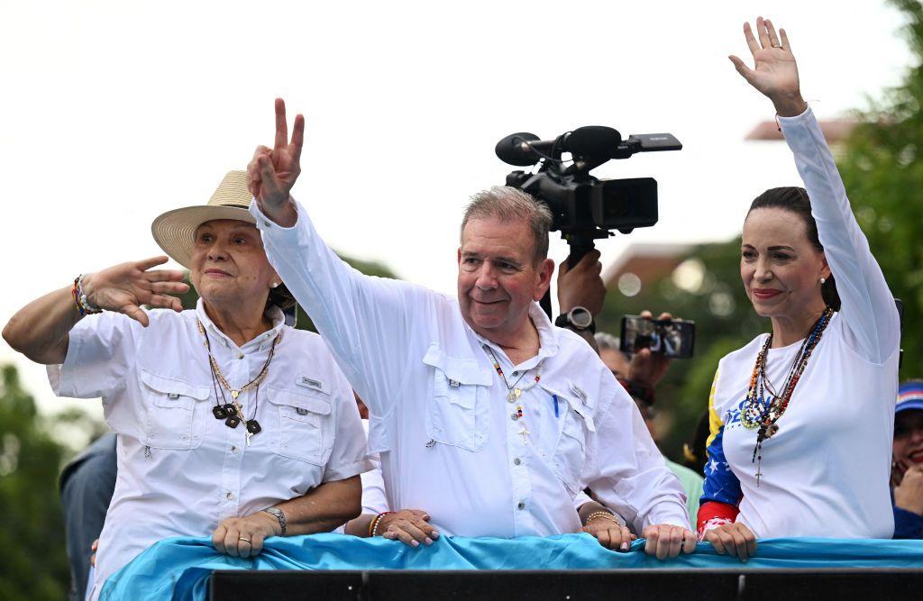 Edmundo González e María Corina Machado