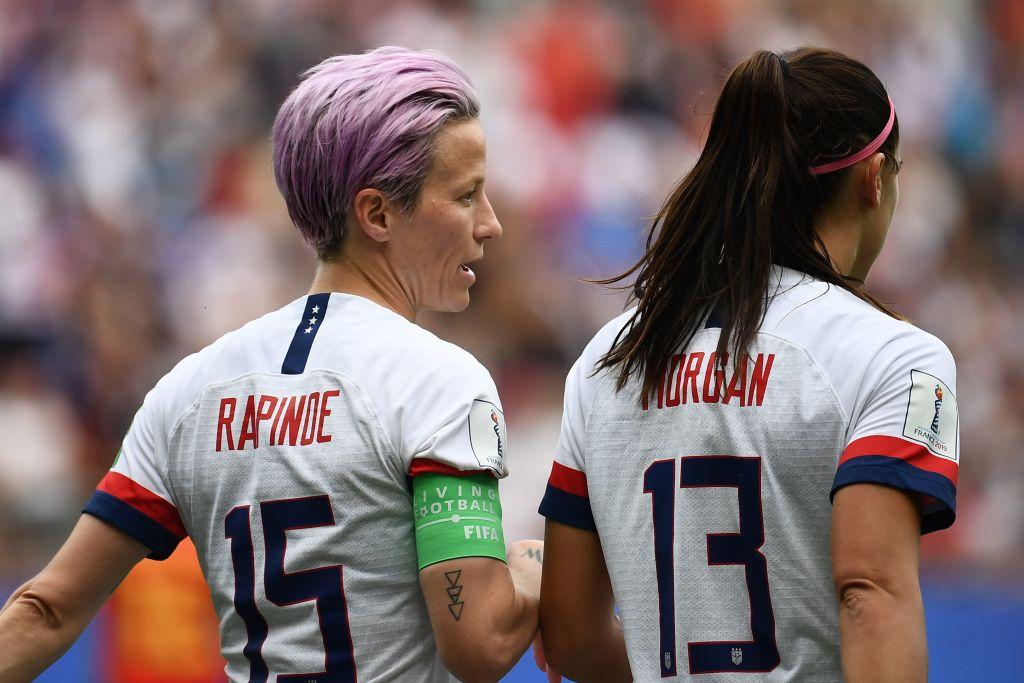 Megan Rapinoe and Alex Morgan