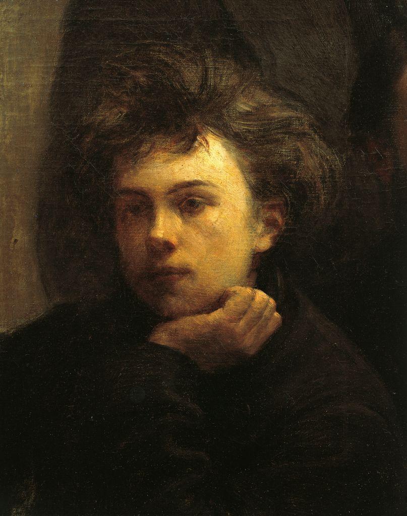 Lukisan potret Arthur Rimbaud karya Henri Fantin-Latour (1836-1904)