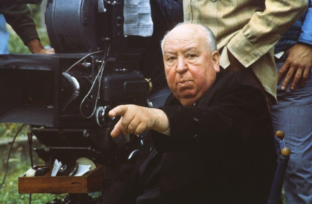 Alfred Hitchcock dirigiendo en 1970