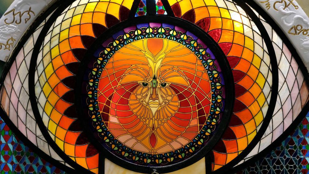 Mosaico de vidrio Tiffany