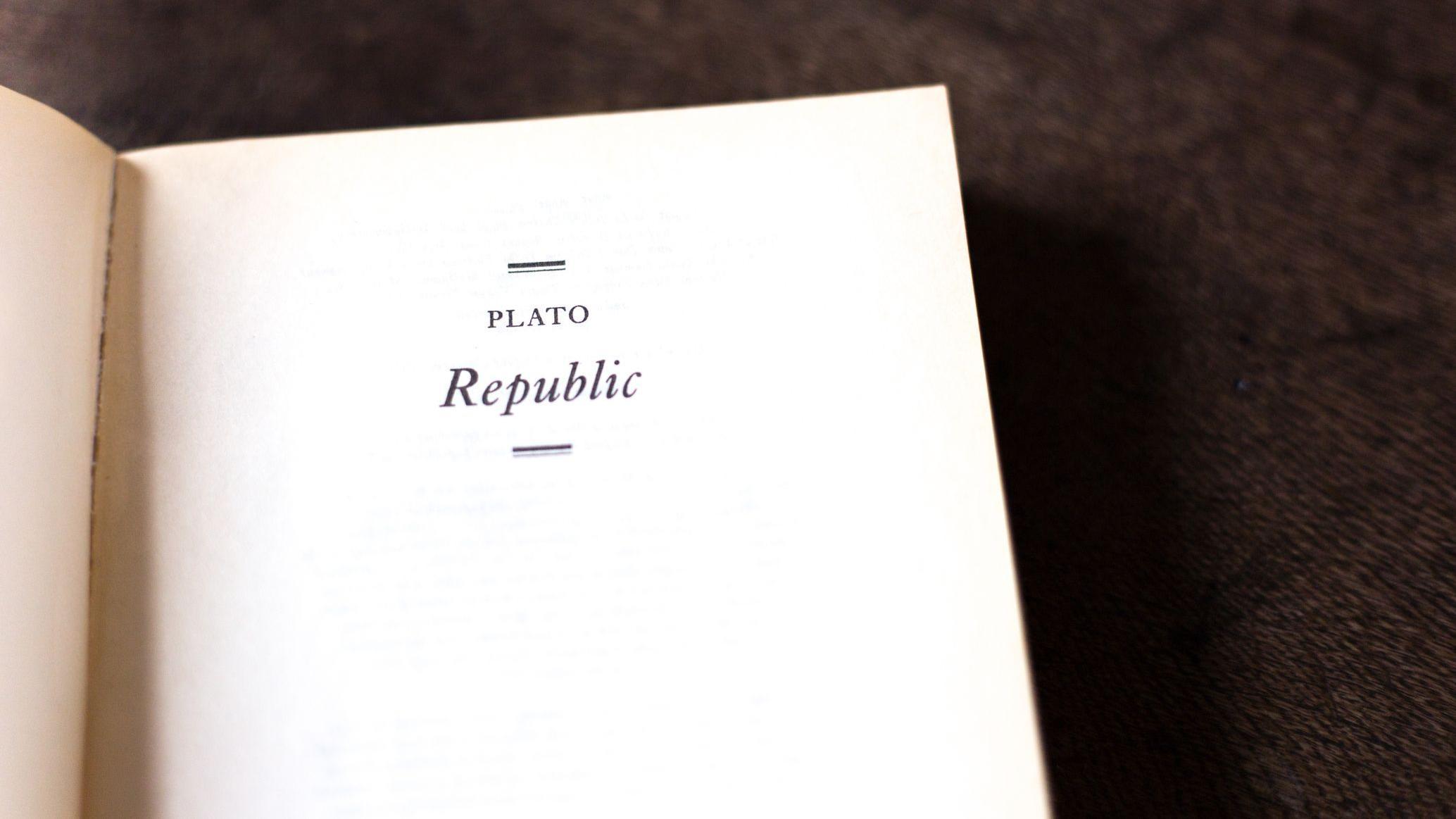 La portada del libro de Platón