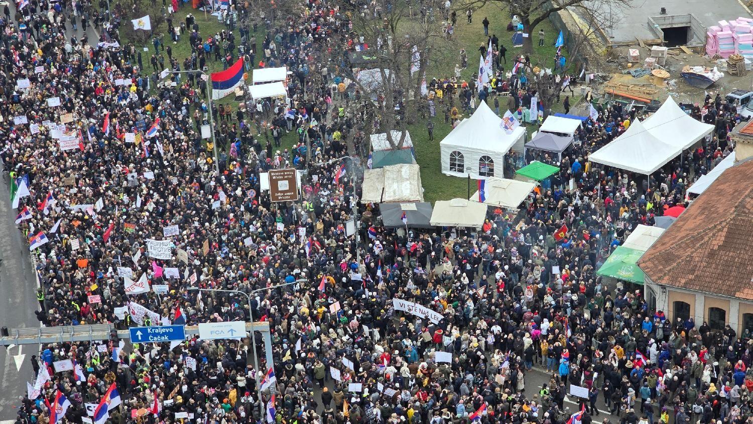 studentska blokada u Kragujevcu