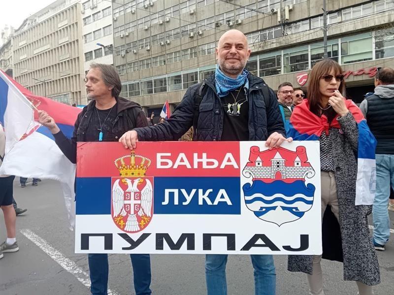 Vladimir Đurić došao je iz Banjaluke kako bi podržao studente u blokadi