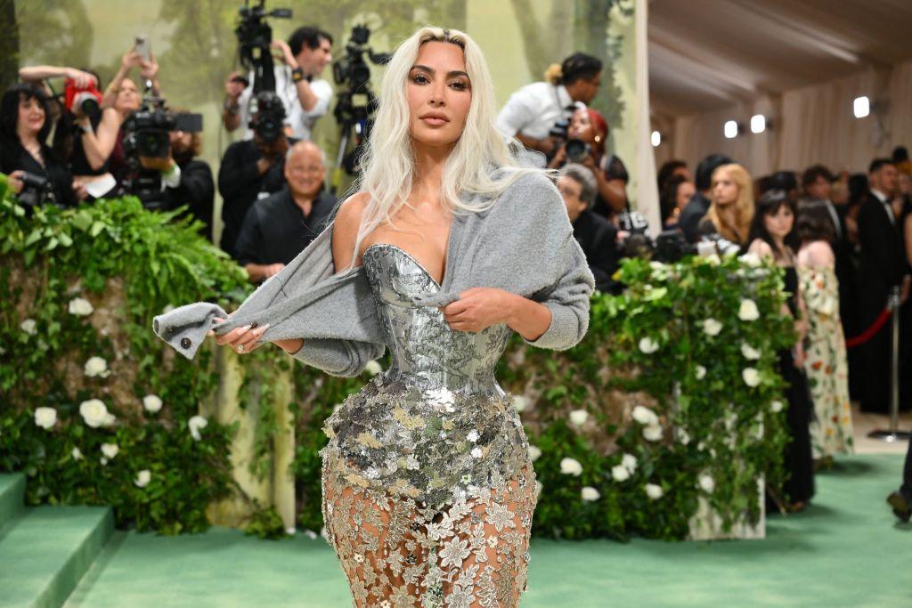 Kim Kardashian in this year's Met Gala