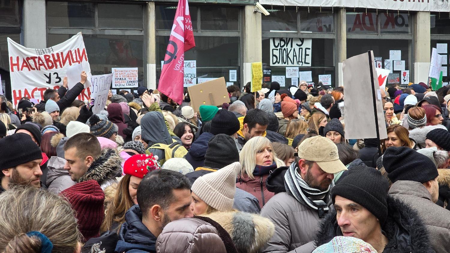 protest nastavnika