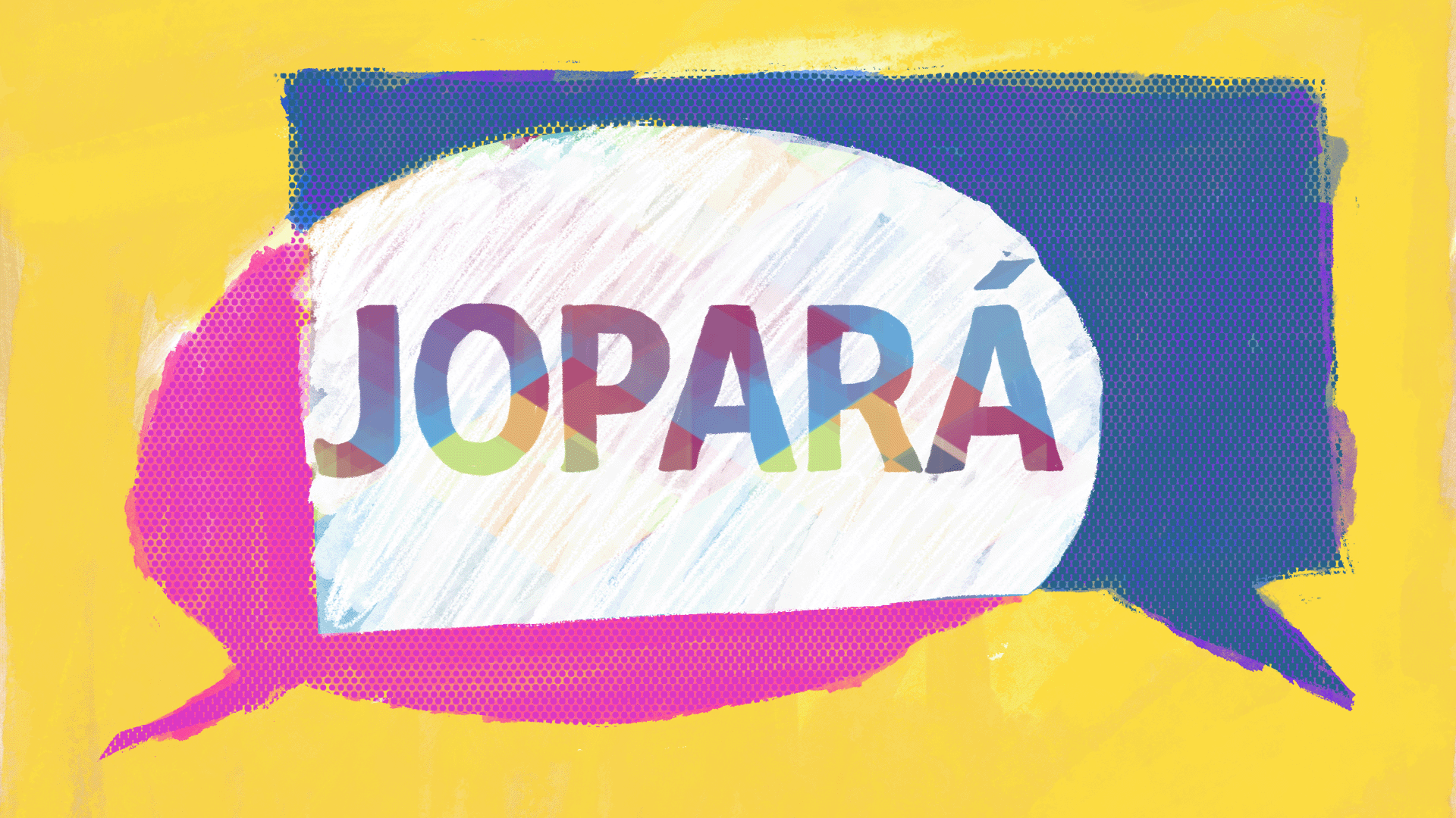 Ilustración con la palabra Jopará.