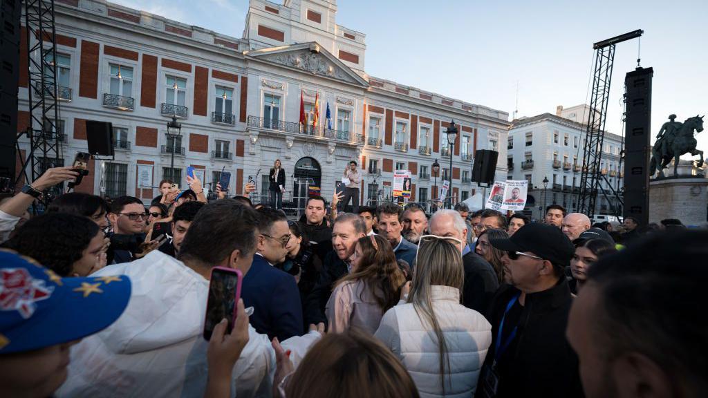 Edmundo González em Madri