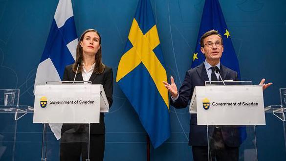 Finlandiya ve İsveç başbakanları 