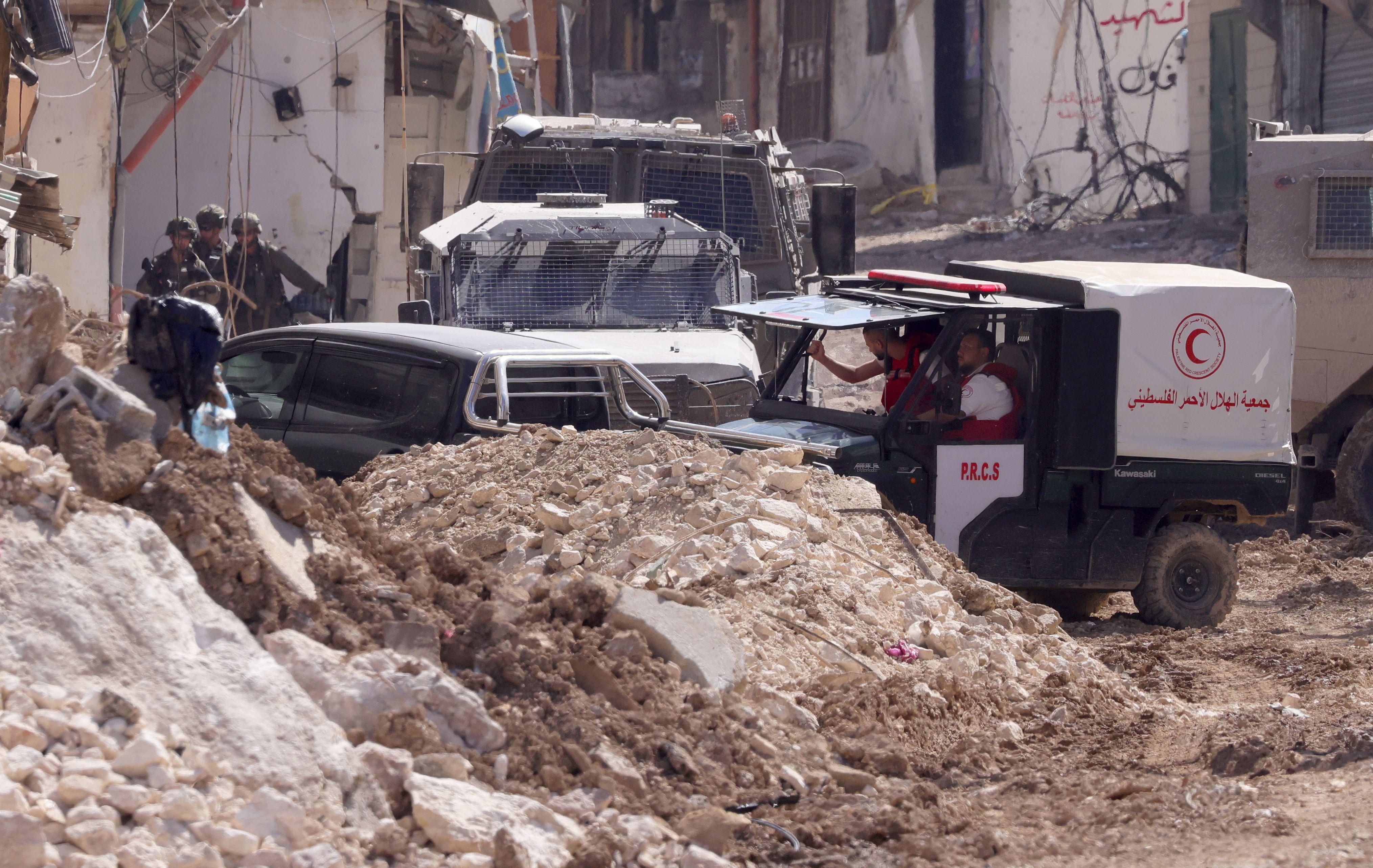 صعوبة وصول الإسعاف في طوباس إلى الجرحى
