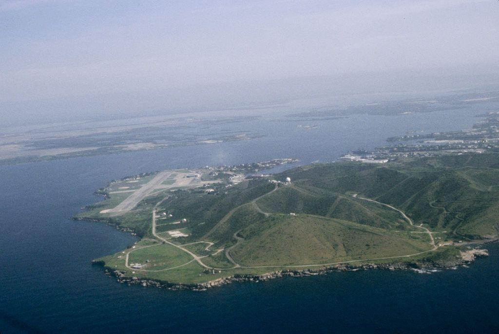 Vista aérea de Guantánamo em 1979