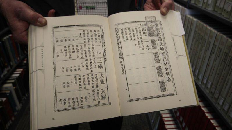Chinese genealogical document.