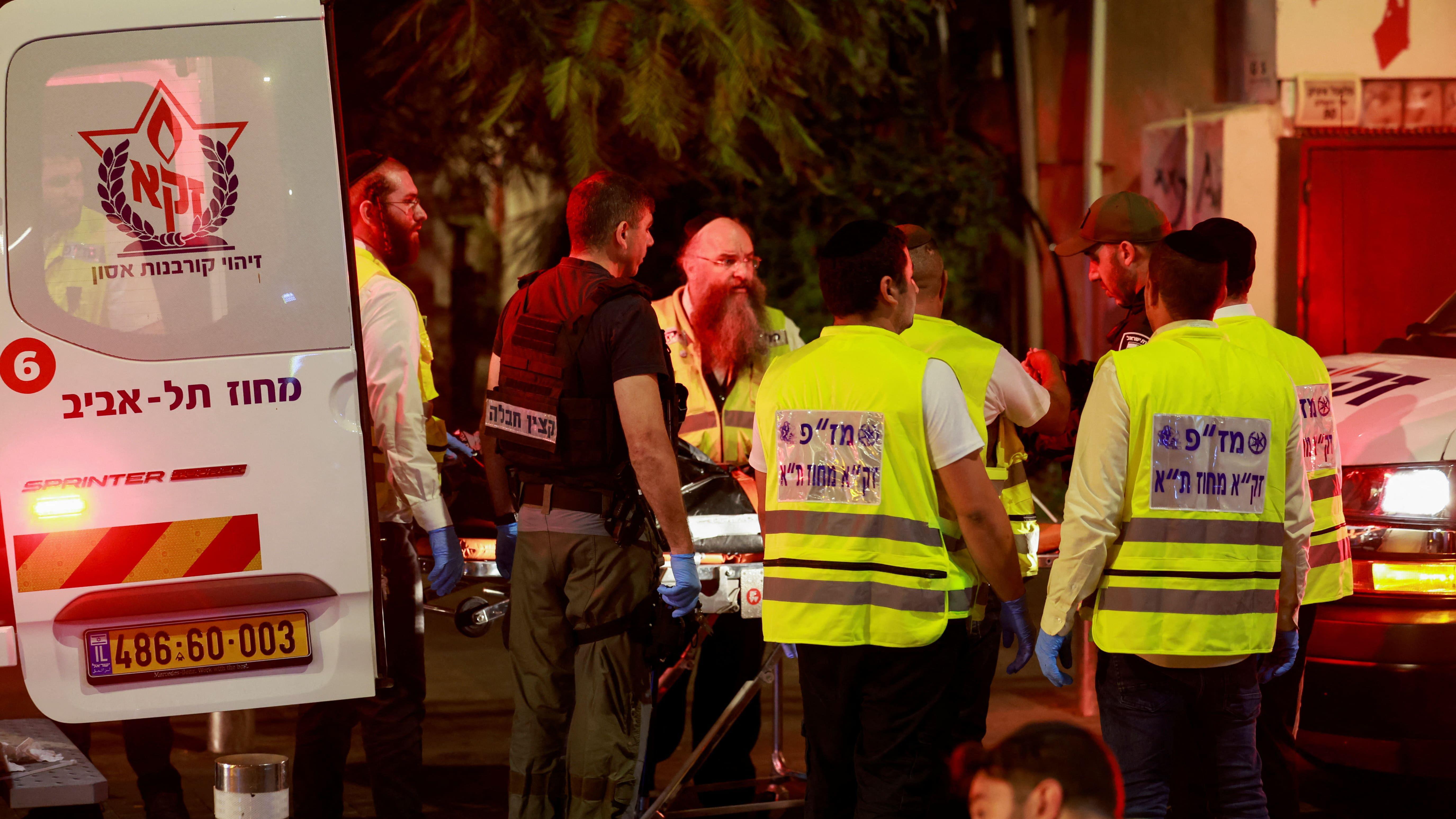 Six killed in shooting and knife attack in Tel Aviv