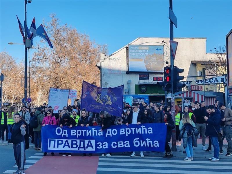 studenti, studentski protest