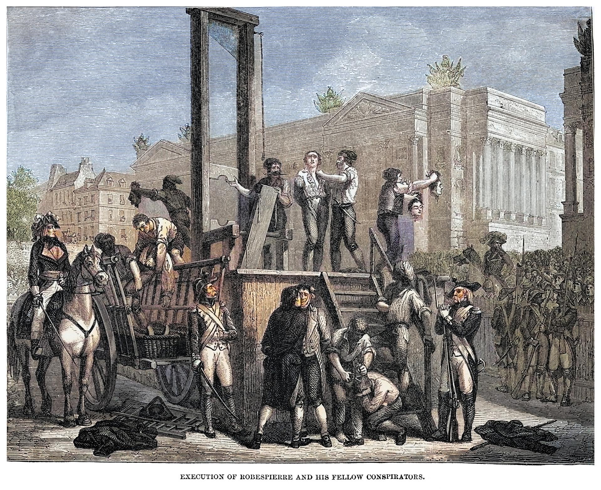 La ejecución de Robespierre